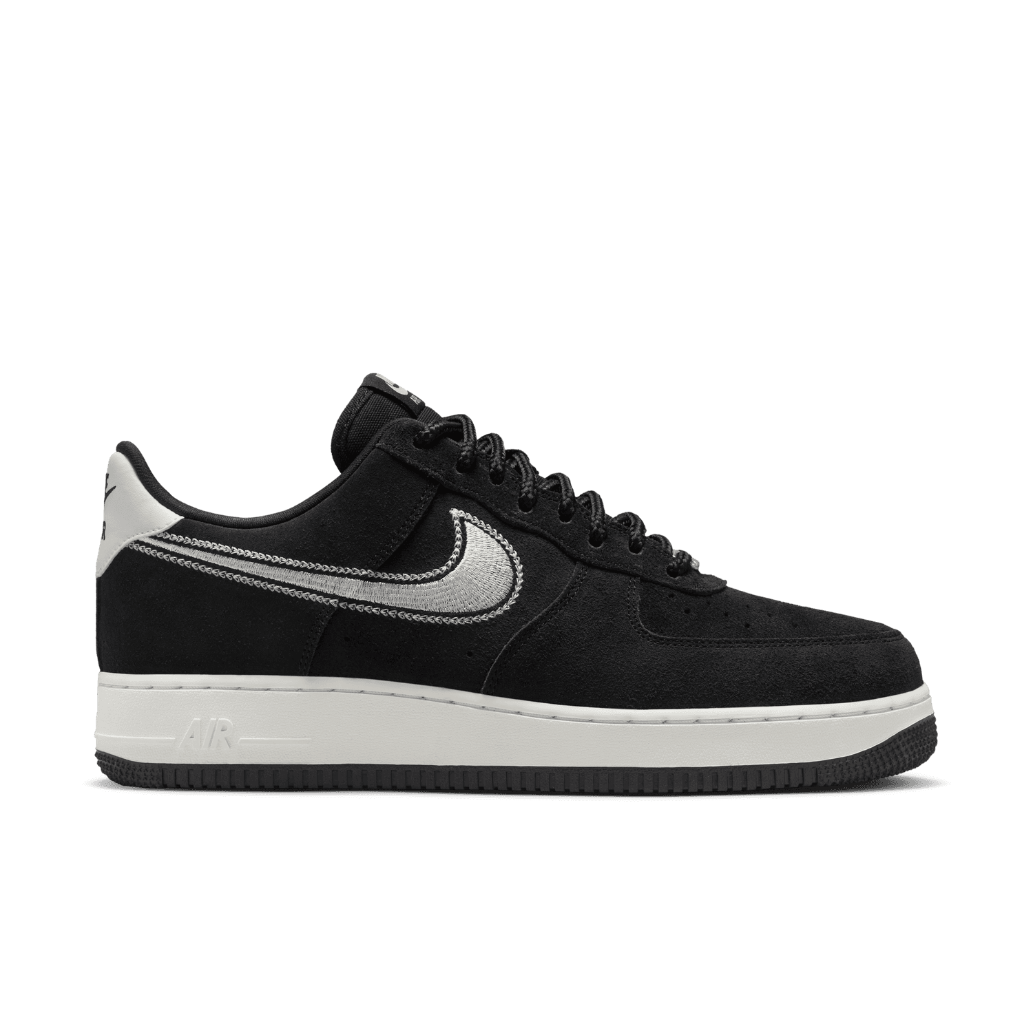 Nike Air Force 1 '07 LV8 'Black/Sail' – Courtside Sneakers