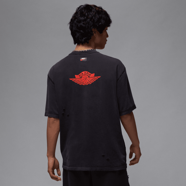 Air Jordan Rare Air T-Shirt 'Black/Chile Red'