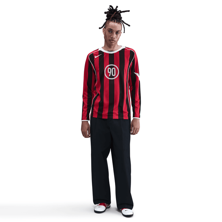 Nike Total 90 DF LS Soccer Top 'Red/Black'