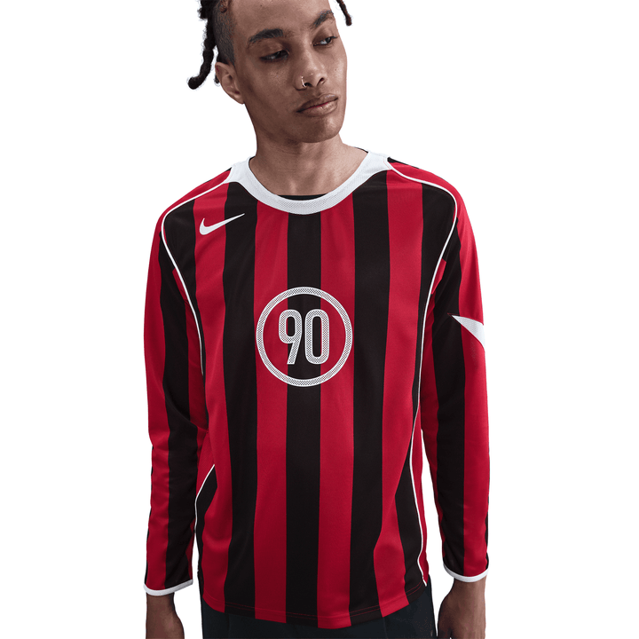 Nike Total 90 DF LS Soccer Top 'Red/Black'