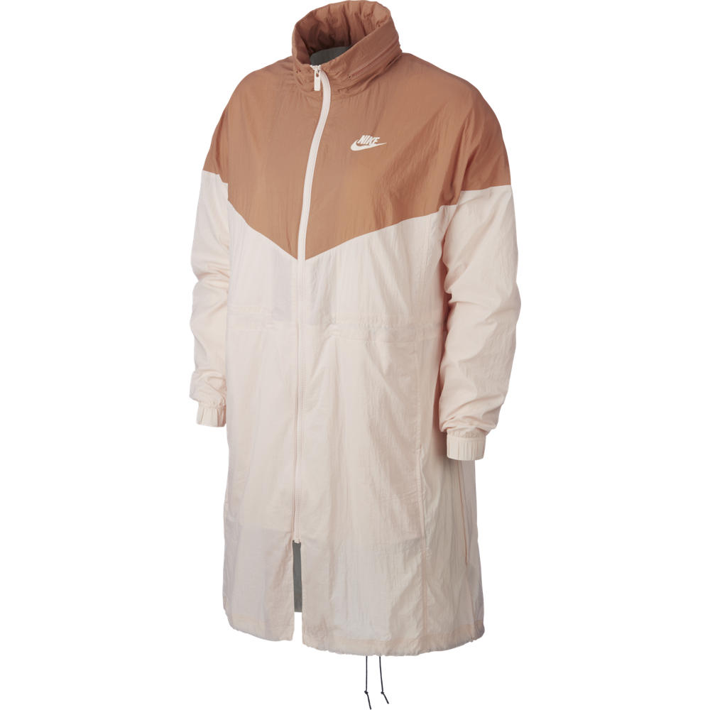 Nike pink and white windbreaker on sale
