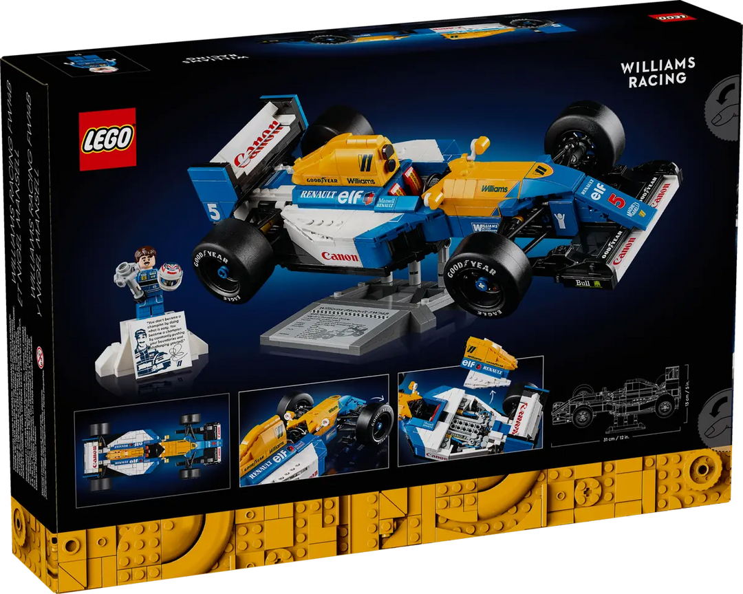 LEGO® Icons Williams Racing FW14B & Nigel Mansell 10353
