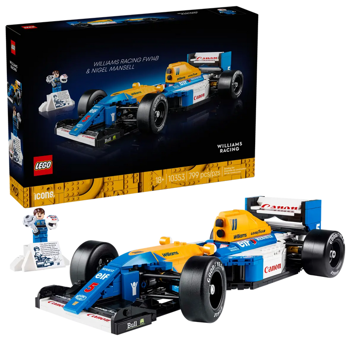 LEGO® Icons Williams Racing FW14B & Nigel Mansell 10353