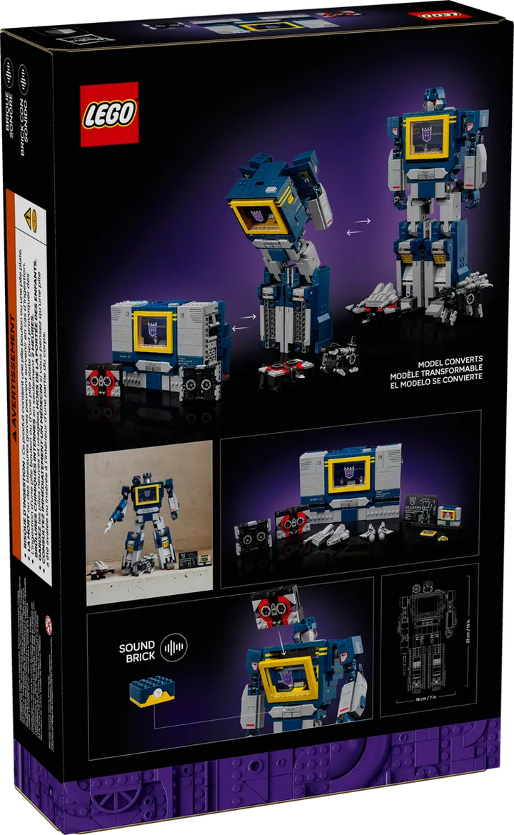 LEGO® Icons Transformers: Soundwave 10358
