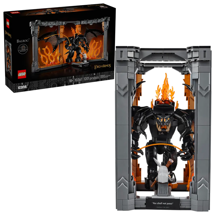 LEGO® Icons The Lord of the Rings: Balrog™ Book Nook 10367