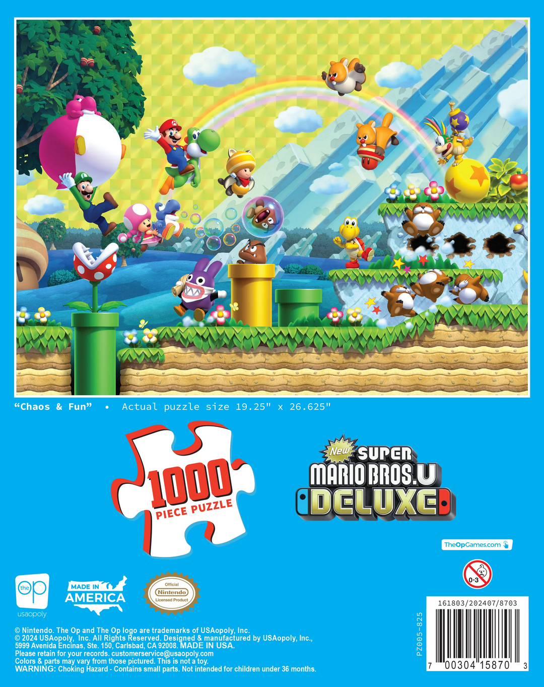 Super Mario "Chaos & Fun" 1,000 Piece Puzzle
