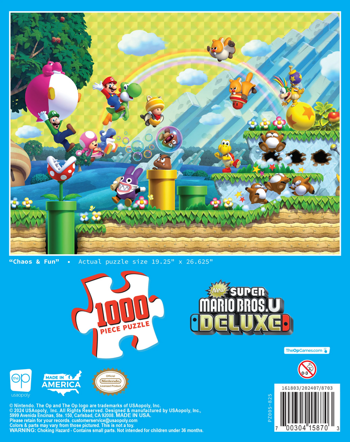 Super Mario "Chaos & Fun" 1,000 Piece Puzzle