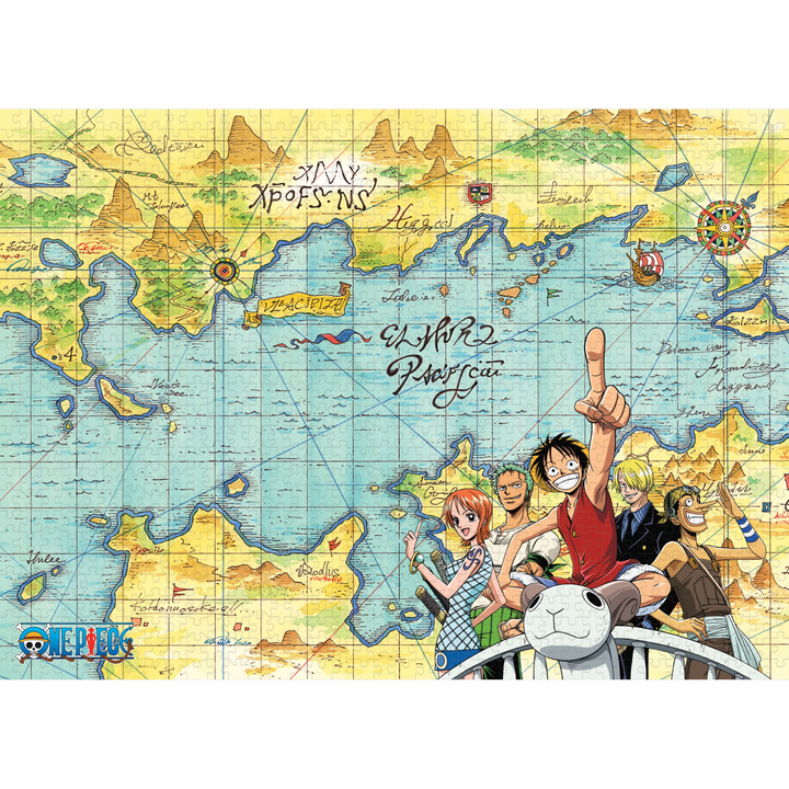 One Piece "Sailing the Going Merry" 1,000 Piece Puzzle