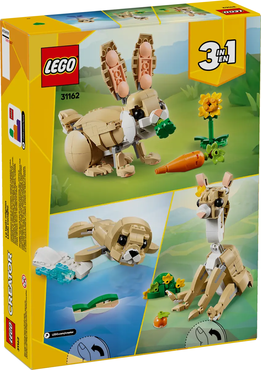 LEGO® Creator 3-in-1 Cute Bunny 31162