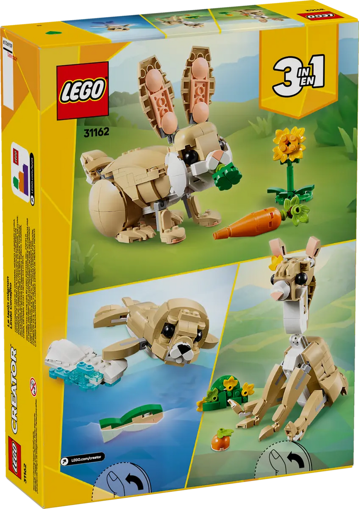 LEGO® Creator 3-in-1 Cute Bunny 31162