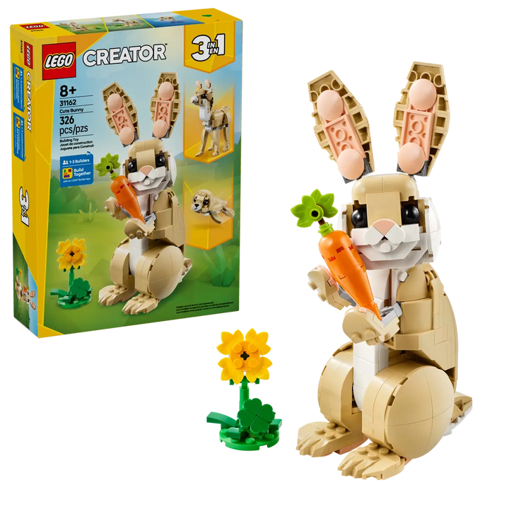 LEGO® Creator 3-in-1 Cute Bunny 31162