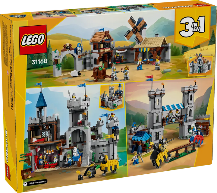 LEGO® Creator 3-in-1 Medieval Horse Knight Castle 31168