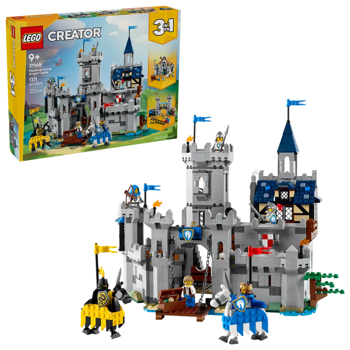 LEGO® Creator 3-in-1 Medieval Horse Knight Castle 31168