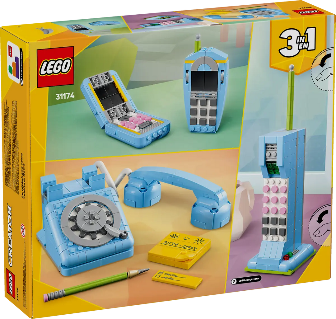 LEGO® Creator 3-in-1 Retro Telephone 31174