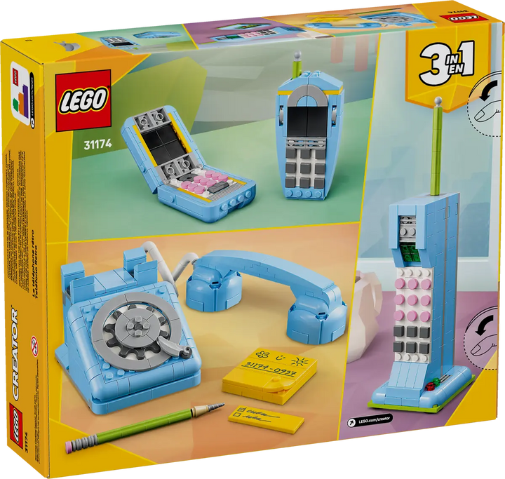 LEGO® Creator 3-in-1 Retro Telephone 31174