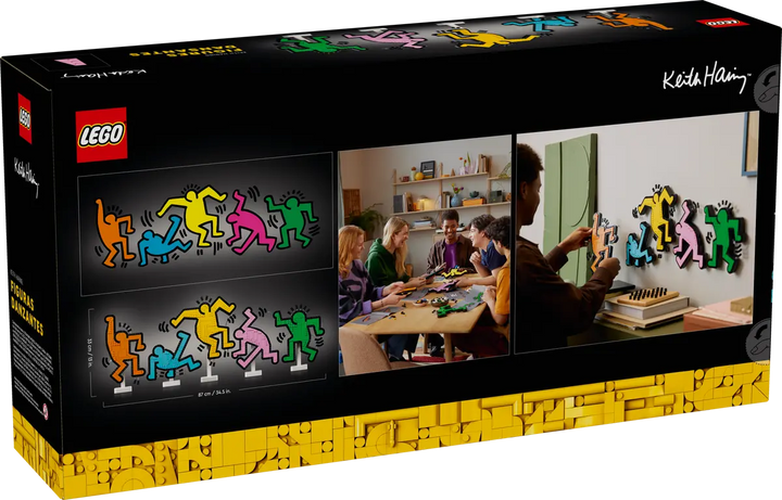 LEGO® Art Keith Haring - Dancing Figures 31216