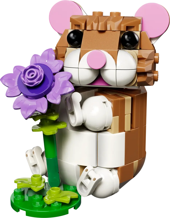 LEGO® Creator 3-in-1 Cute Hamster with a Flower 31376