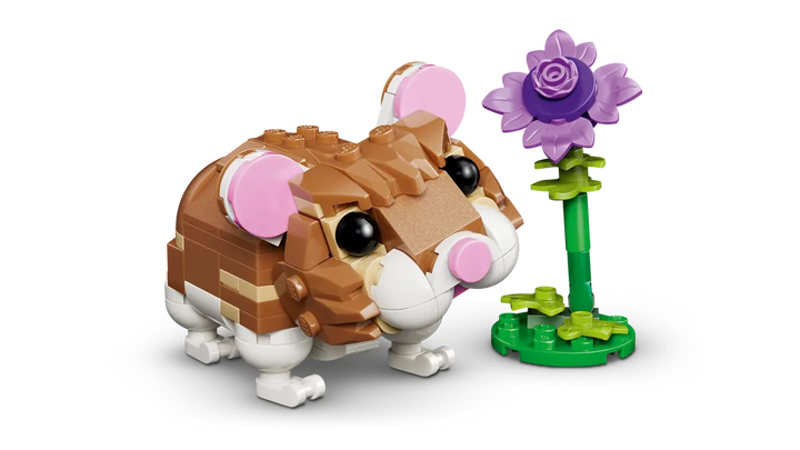 LEGO® Creator 3-in-1 Cute Hamster with a Flower 31376