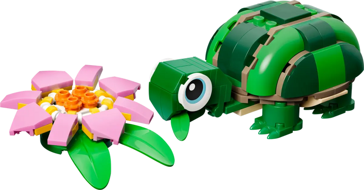 LEGO® Creator 3-in-1 Turtle with a Water Lily Flower 31377