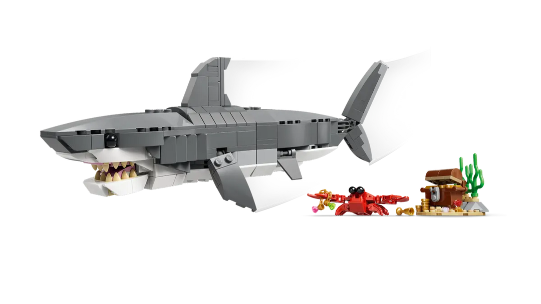 LEGO® Creator 3-in-1 Fierce Shark with a Treasure Chest 31381