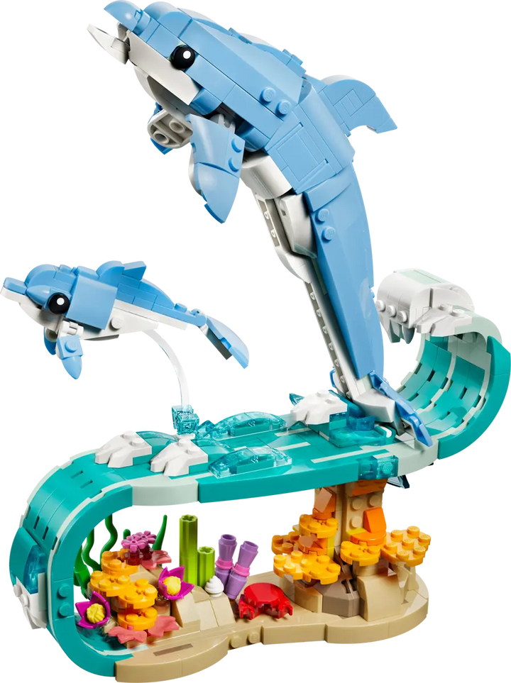 LEGO® Creator 3-in-1 Sea Animals: Beautiful Dolphins 31385