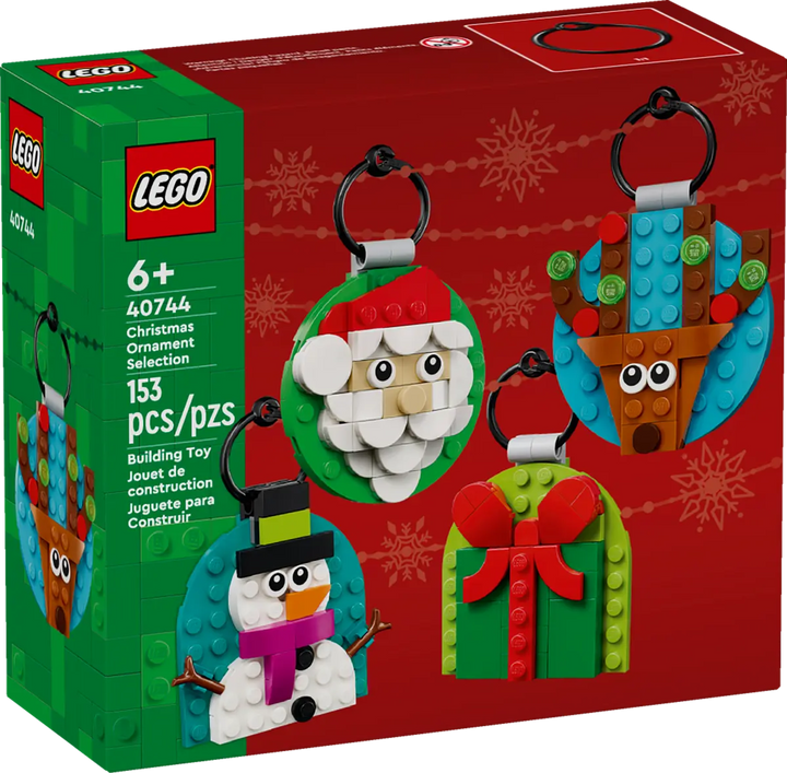 LEGO® Christmas Ornament Selection 40744