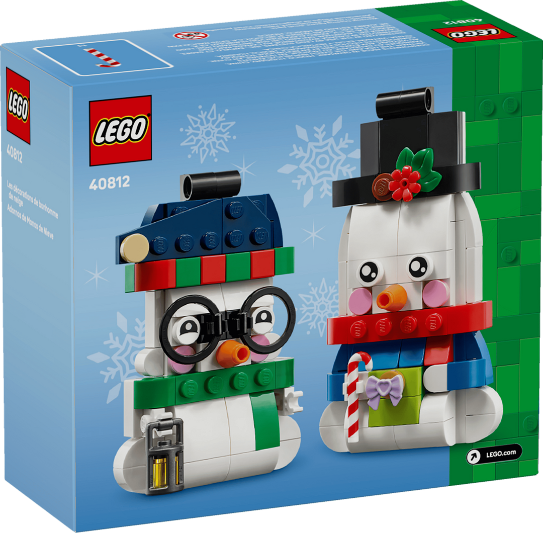 LEGO® Snowman Ornaments 40812