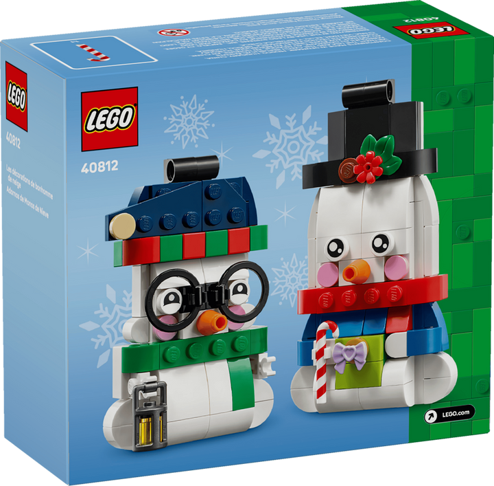 LEGO® Snowman Ornaments 40812