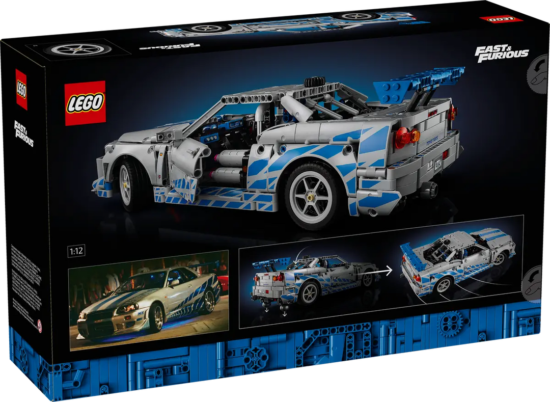 LEGO® Technic™ 2 Fast 2 Furious Nissan Skyline GT-R (R34) Car 42210