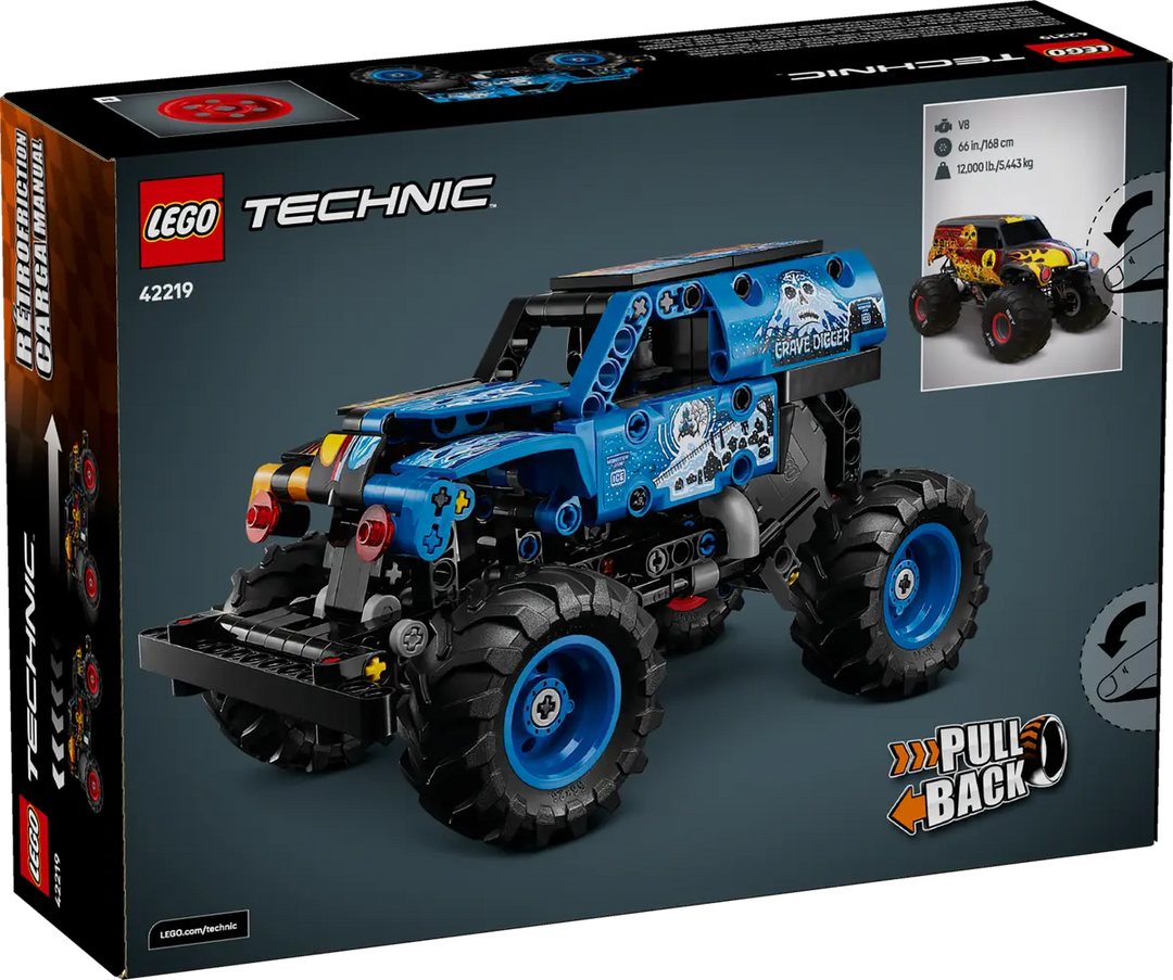 LEGO® Technic™ Monster Jam™ Grave Digger™ Fire and Ice 42219