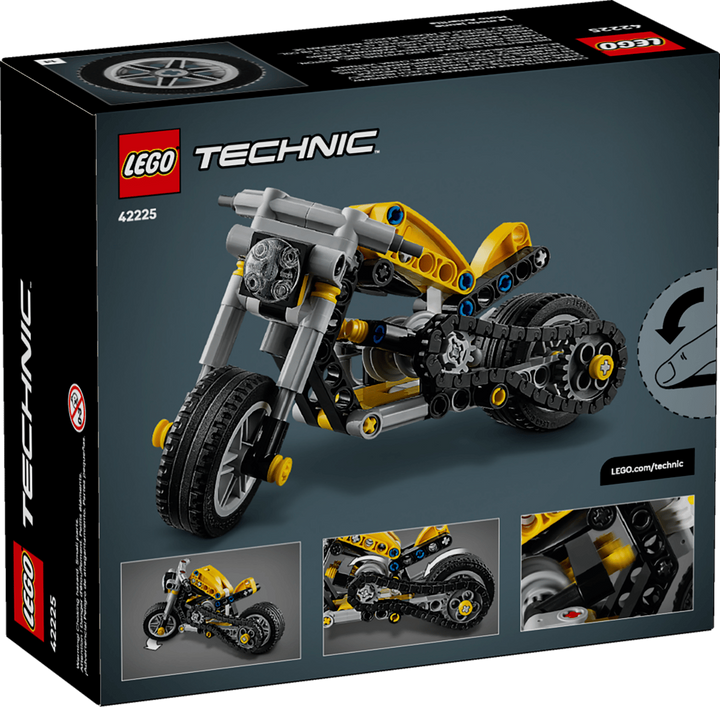 LEGO® Technic™ Yellow Motorcycle 42225
