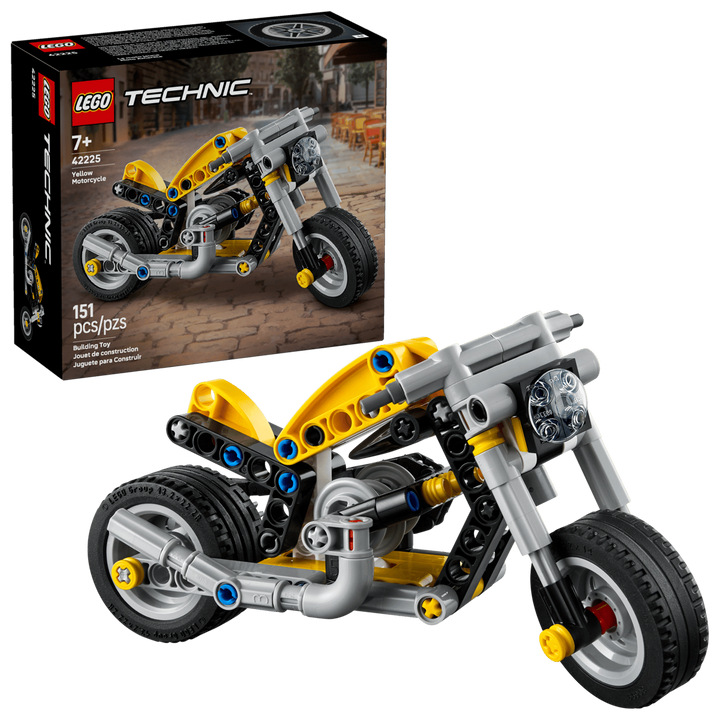 LEGO® Technic™ Yellow Motorcycle 42225