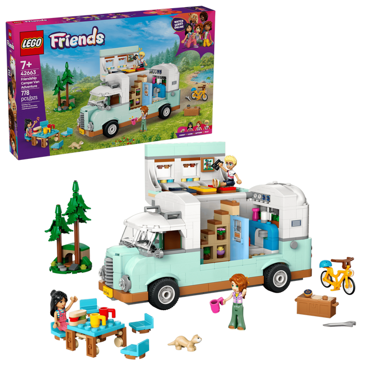 LEGO® Friends Friendship Camper Van Adventure 42663