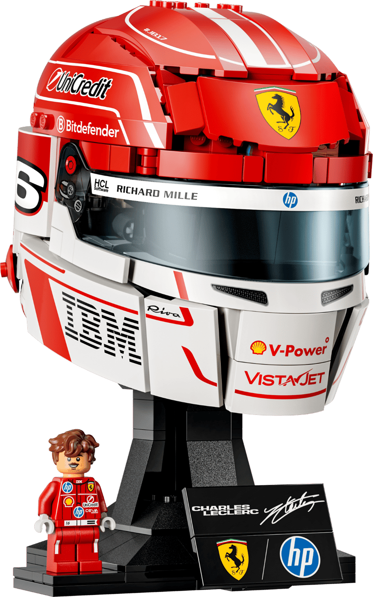 LEGO® Editions Scuderia Ferrari HP Charles Leclerc Helmet 43014