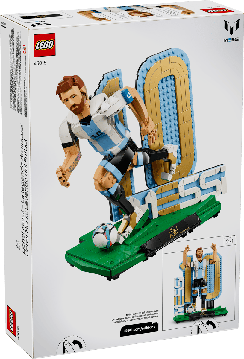 LEGO® Editions Lionel Messi – Soccer Legend 43015