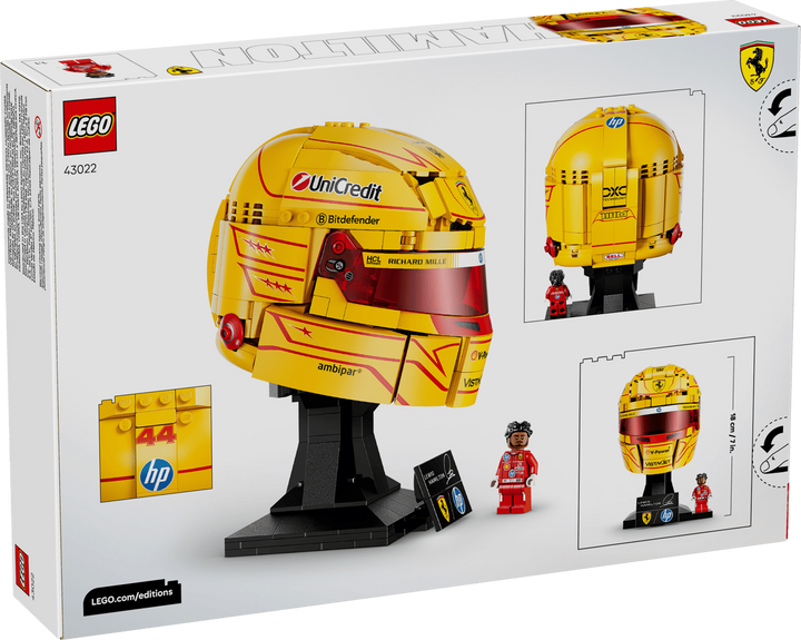 LEGO® Editions Scuderia Ferrari HP Lewis Hamilton Helmet 43022