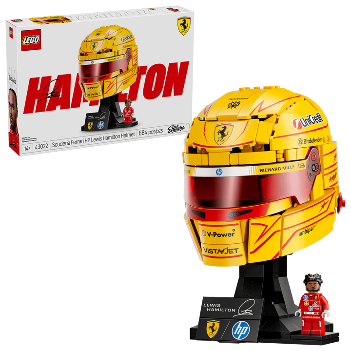 LEGO® Editions Scuderia Ferrari HP Lewis Hamilton Helmet 43022
