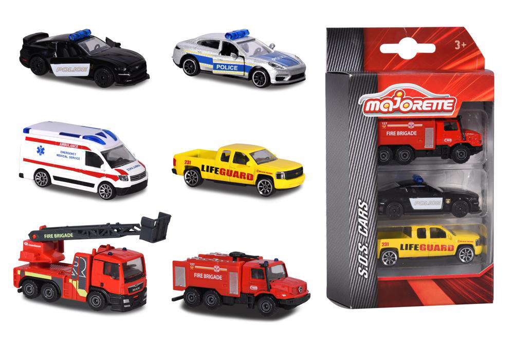 Majorette - S.O.S. 3 Pieces Set, Assorted