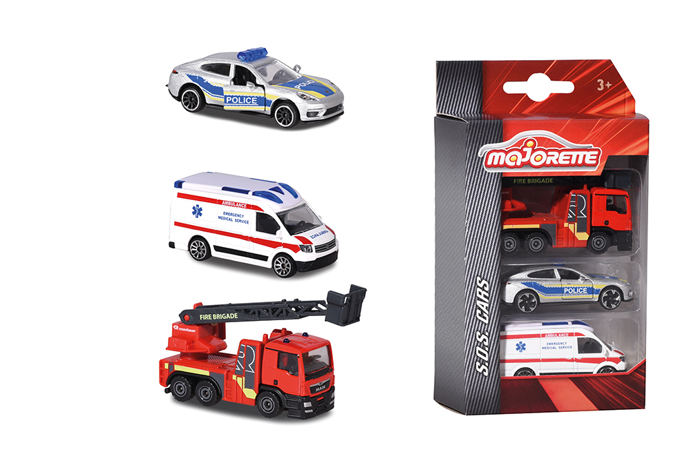 Majorette - S.O.S. 3 Pieces Set, Assorted