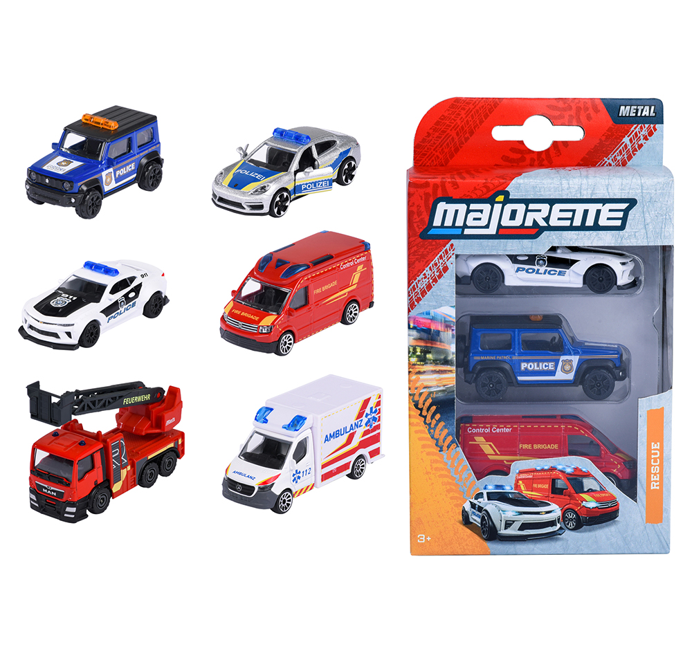 Majorette - S.O.S. 3 Pieces Set, Assorted
