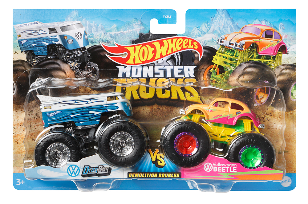 Hot Wheels Monster Trucks - 1:64 Demolition Doubles assorted