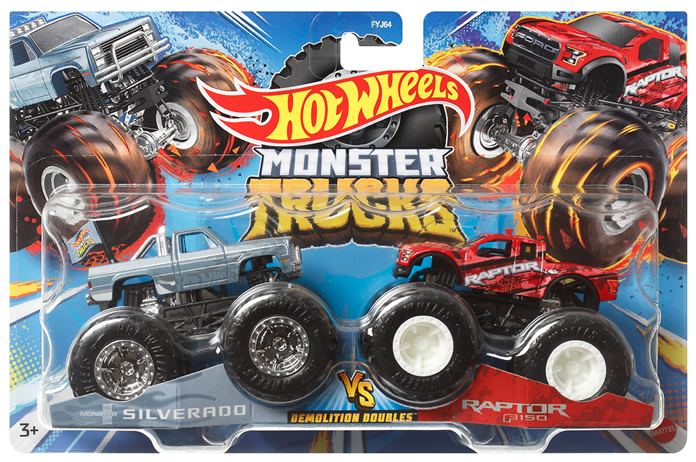 Hot Wheels Monster Trucks - 1:64 Demolition Doubles assorted