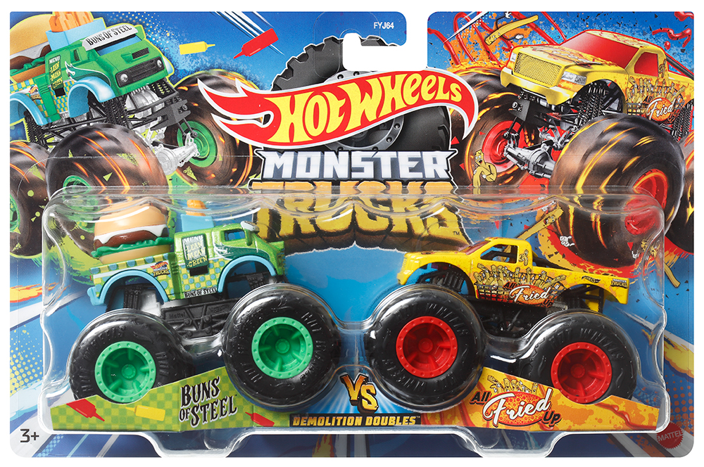 Hot Wheels Monster Trucks - 1:64 Demolition Doubles assorted