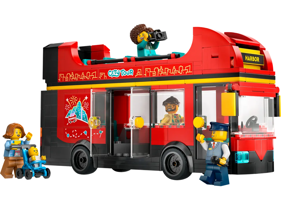 LEGO® City Red Double-Decker Sightseeing Bus 60407