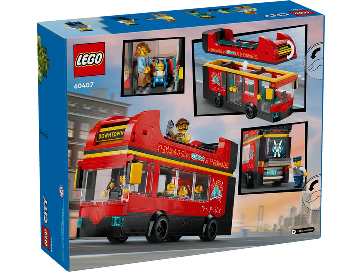 LEGO® City Red Double-Decker Sightseeing Bus 60407