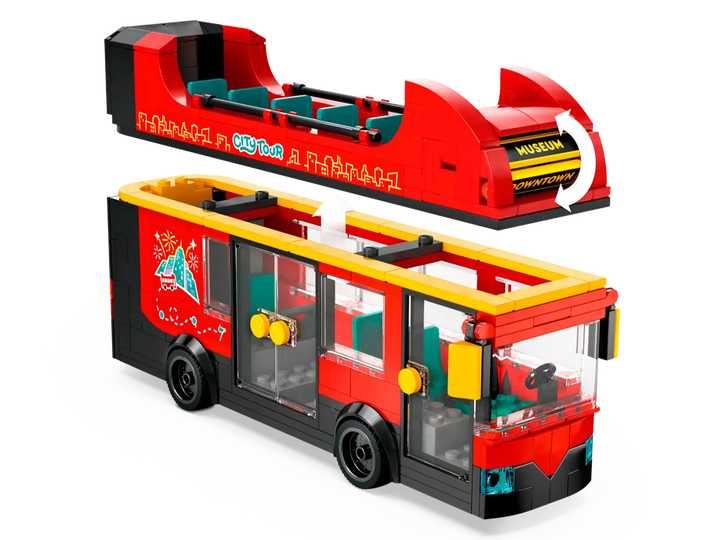 LEGO® City Red Double-Decker Sightseeing Bus 60407