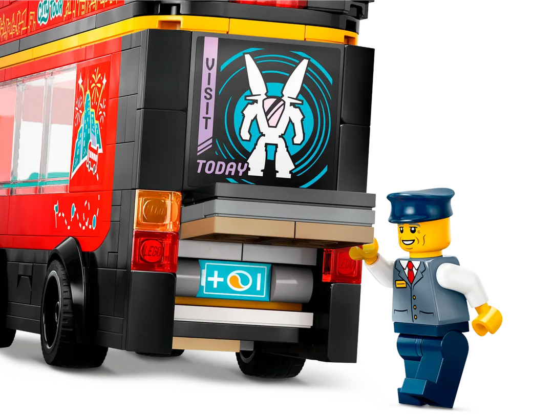 LEGO® City Red Double-Decker Sightseeing Bus 60407