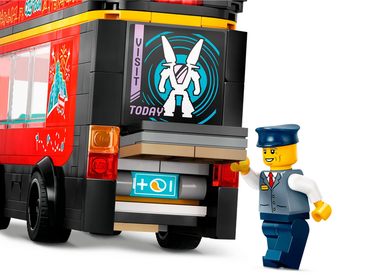 LEGO® City Red Double-Decker Sightseeing Bus 60407