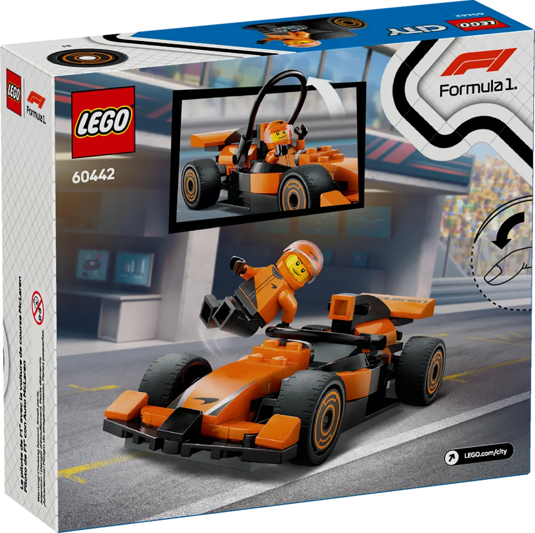 LEGO® City F1® Driver with McLaren Race Car 60442