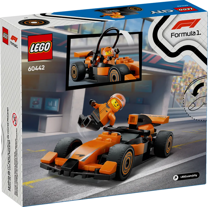 LEGO® City F1® Driver with McLaren Race Car 60442